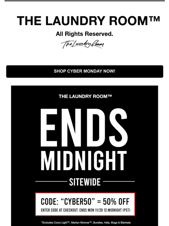  BEST CYBER MONDAY DISCOUNT
