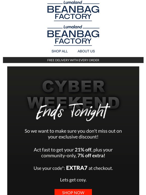 Shop your Cyber Monday exclusive! 