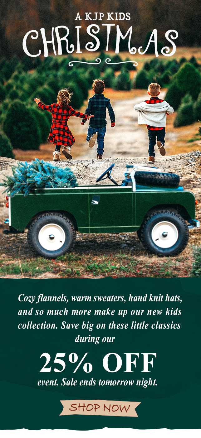 Kiel James Patrick: A KJP Kids Christmas. Enjoy 25% Off