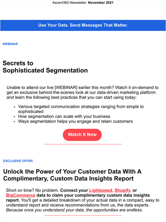 Segmentation Tips & Tricks MilledmailCan Use!