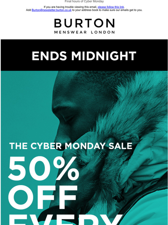 burton cyber monday sale