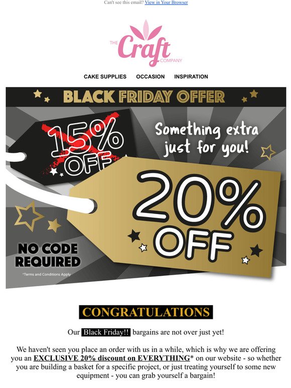 EXCLUSIVE: 20% Off Everything! 