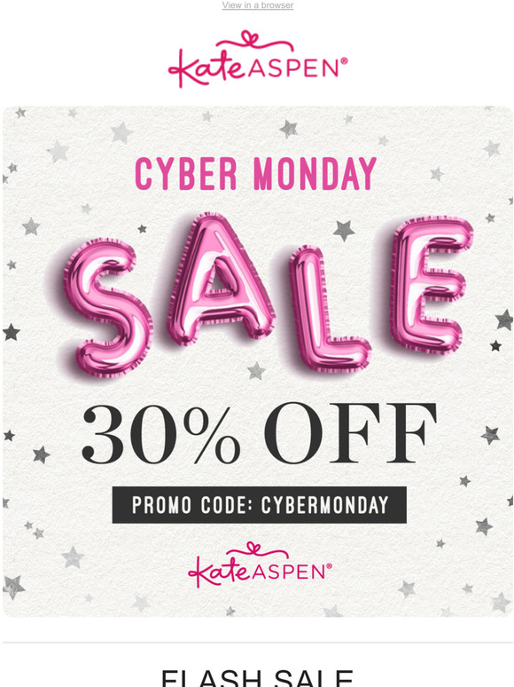 -Save 30% For Cyber Monday!