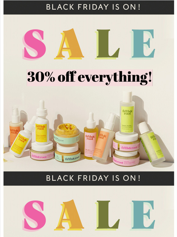 Keep Glowing through Cyber Monday!