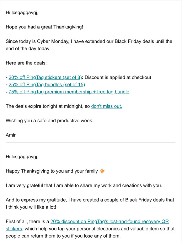 RE: Can you put a QR sticker on a turkey ?