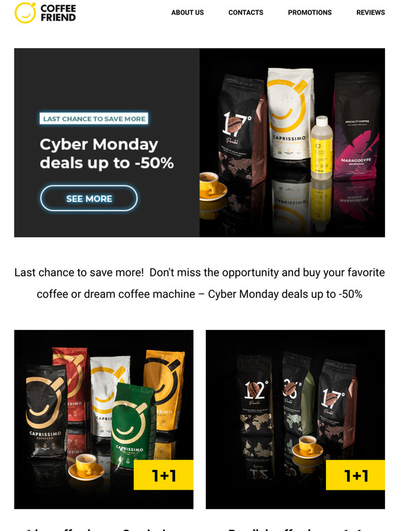 Cyber Monday  last chance to save!