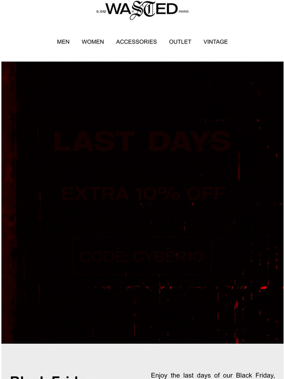 Black Friday - Extra 10