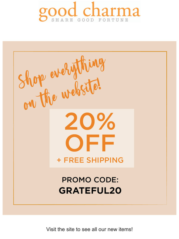 FREE BRACELET + FREE SHIPPING + 20% OFF EVERY PURCHASE