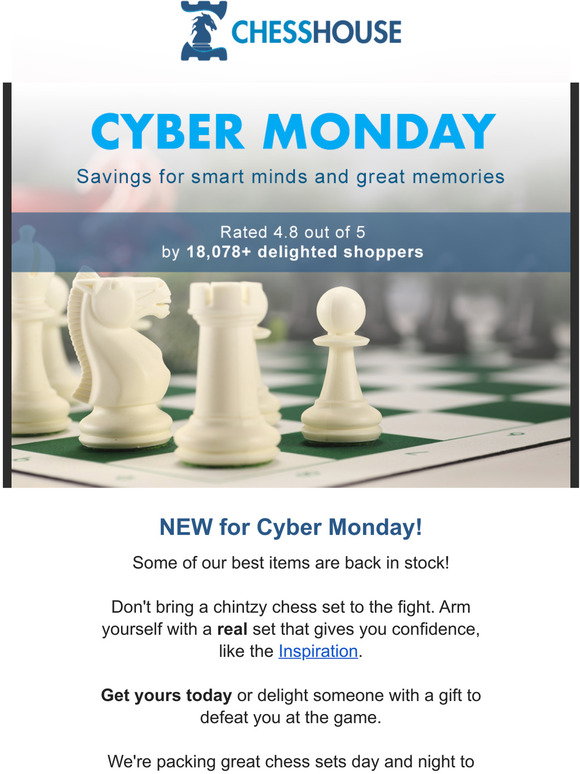 2023 Cyber Monday Chess Deals – Chess House