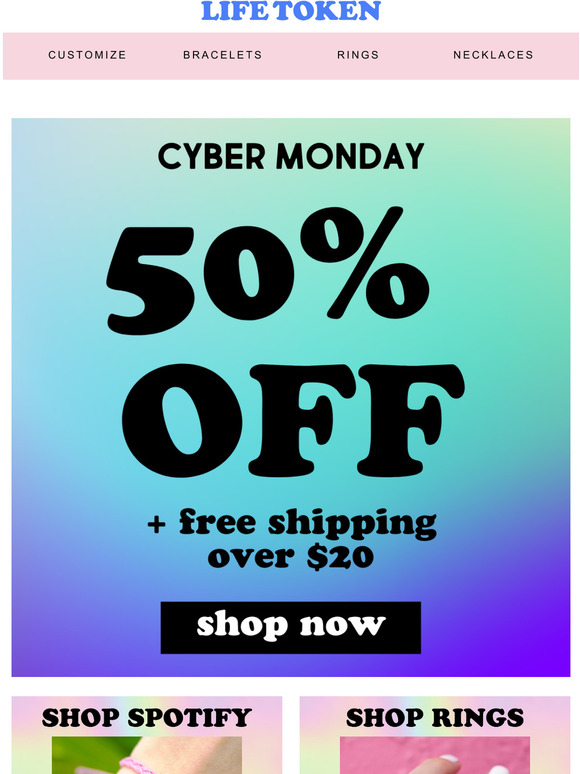 Final hours! 50% OFF ends TONIGHT!