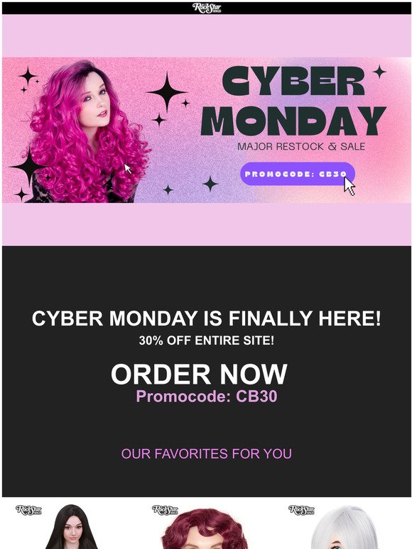 Cyber Monday is here! dont miss out