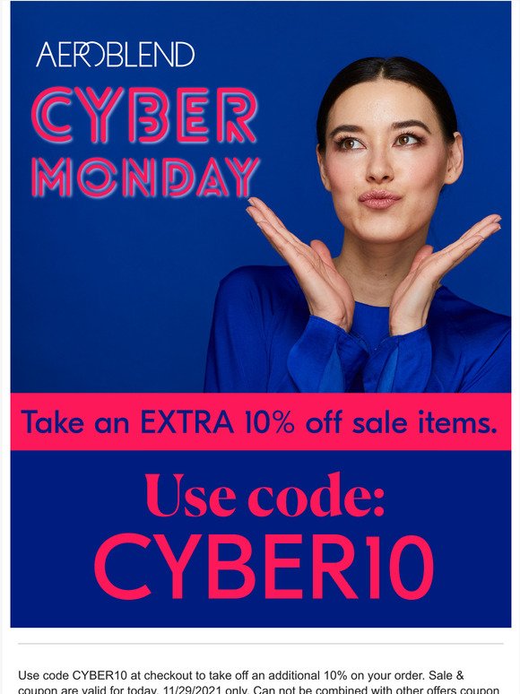 Cyber Monday is here. Experience 