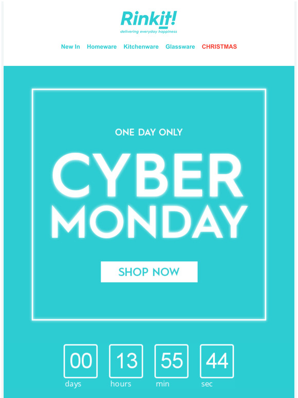 Cyber Monday | 24 hours ONLY
