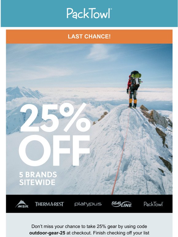 Your 25% Off Code Expires Today!