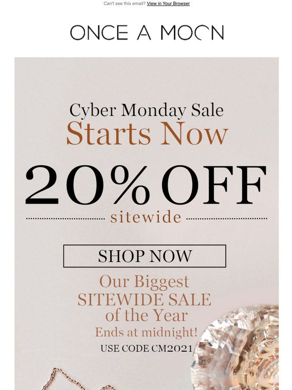 Real Moon Dust Sterling Jewelry - 20% Off For Cyber Monday!