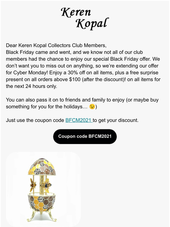 Keren Kopal Cyber Monday Special Offer! Dont Miss Out!