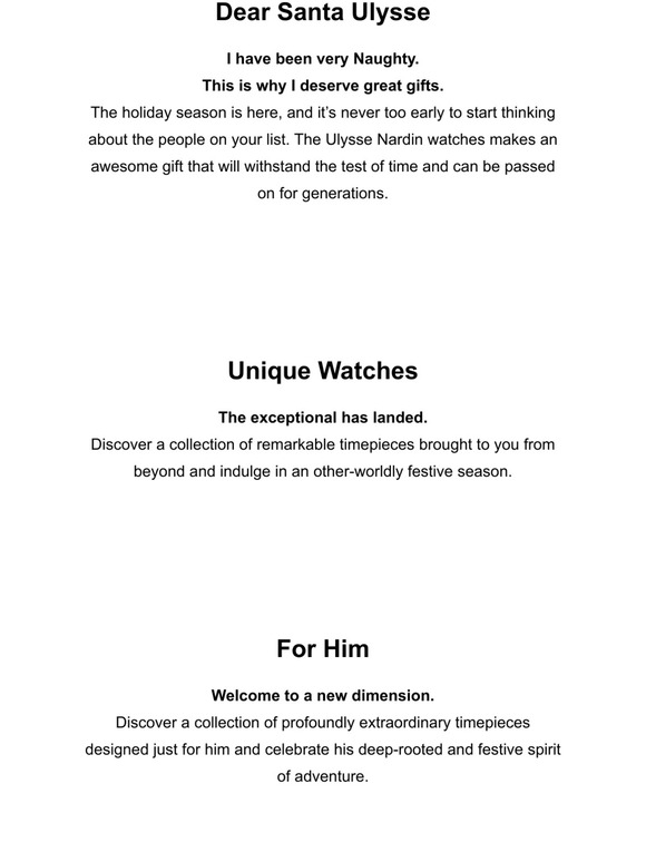  Embark with Santa Ulysse