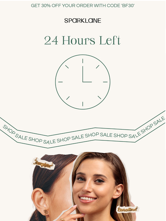LAST CHANCE FOR 30% OFF