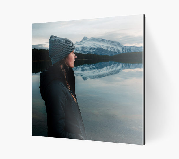 Acrylic photo prints on alu