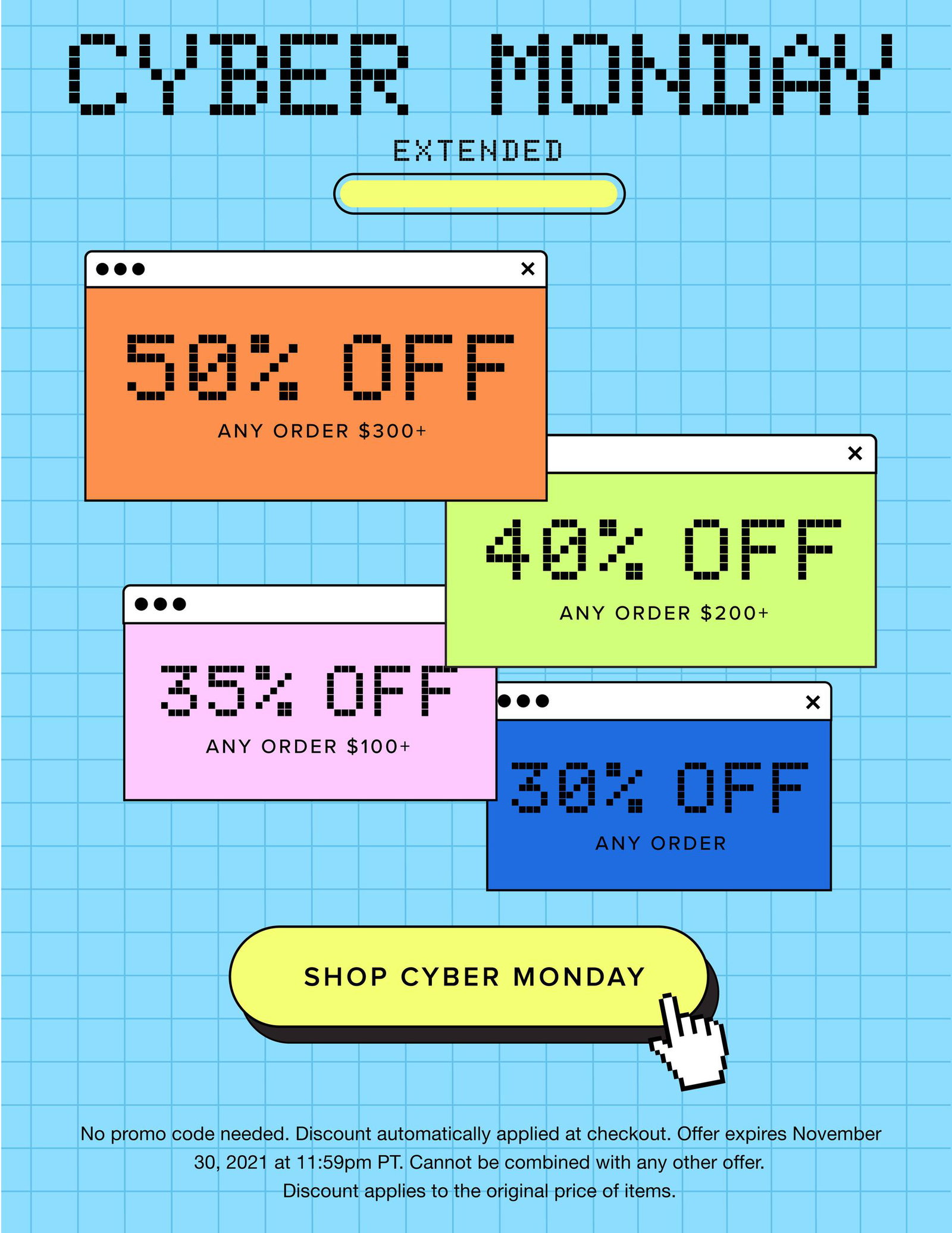 Cyber Monday Extended