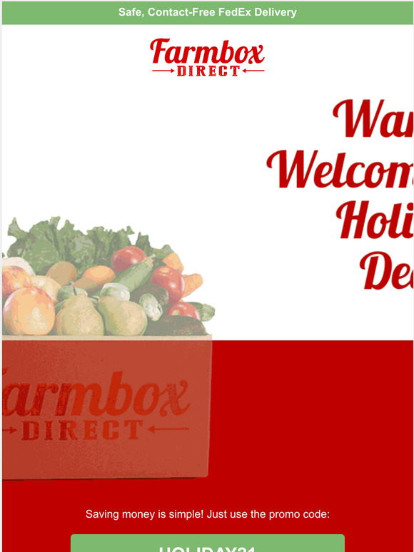 Fresh Fruits & Veggies Delivered to YOU