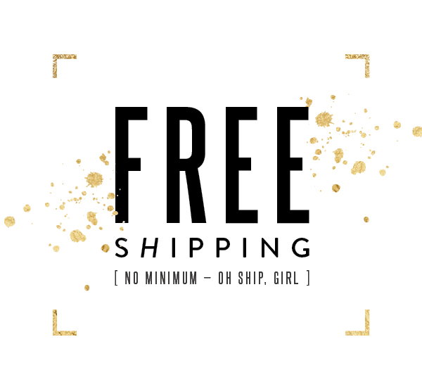 Free Shipping no minimum