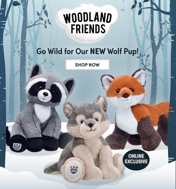 Build-A-Bear: NEW Wolf Pup for Your Pack!