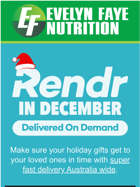  RENDR in DECEMBER Super fast delivery