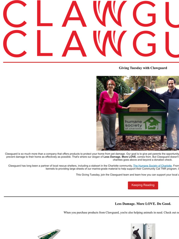 Clawguard's Charitable Mission