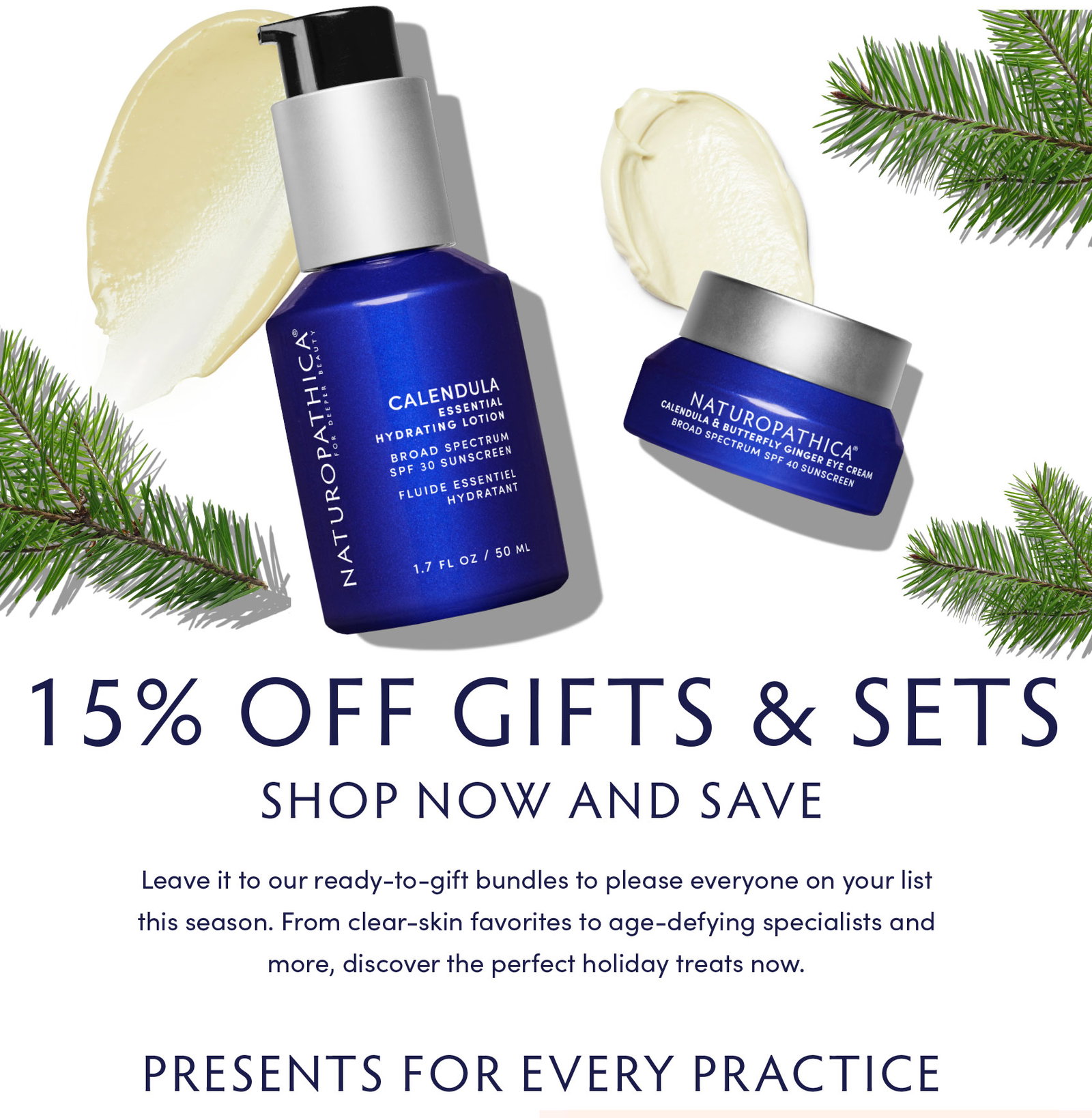 15% off gifts and sets
