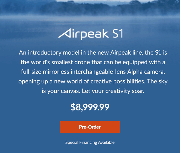 ARS-S1 Airpeak S1 - Sony Pro