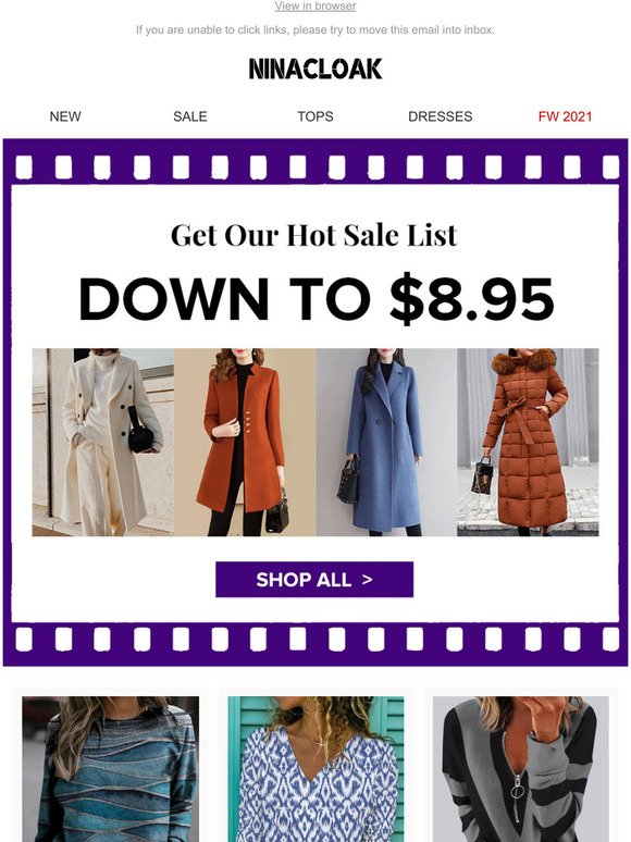 Two Words: Coats Sale