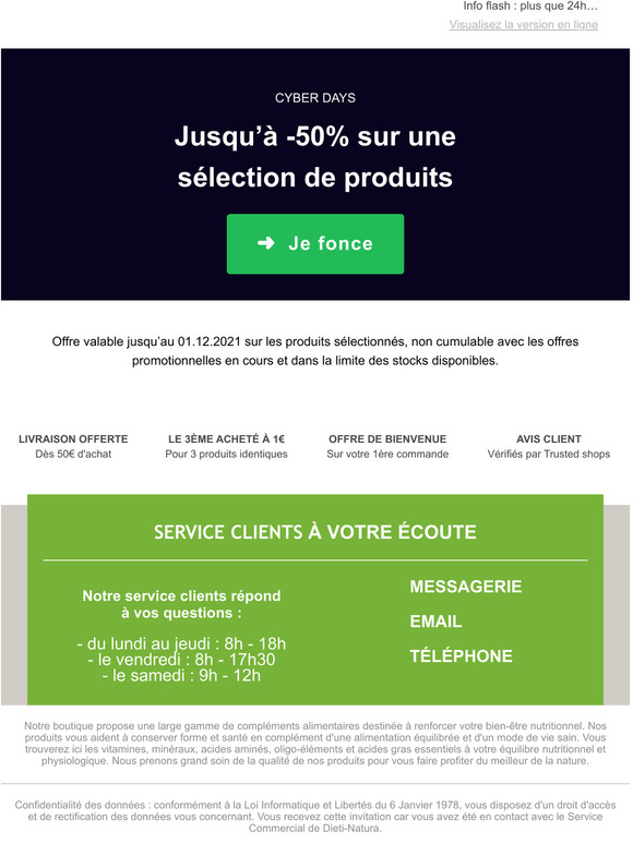 Vite, les Cyber days se terminent ce soir !