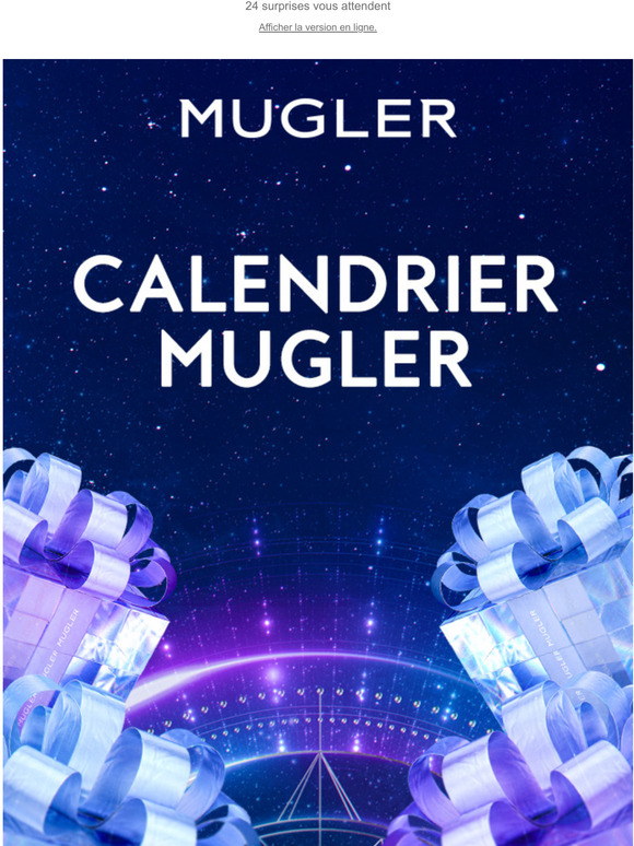 Mugler FR Votre calendrier de l'Avent MUGLER Milled