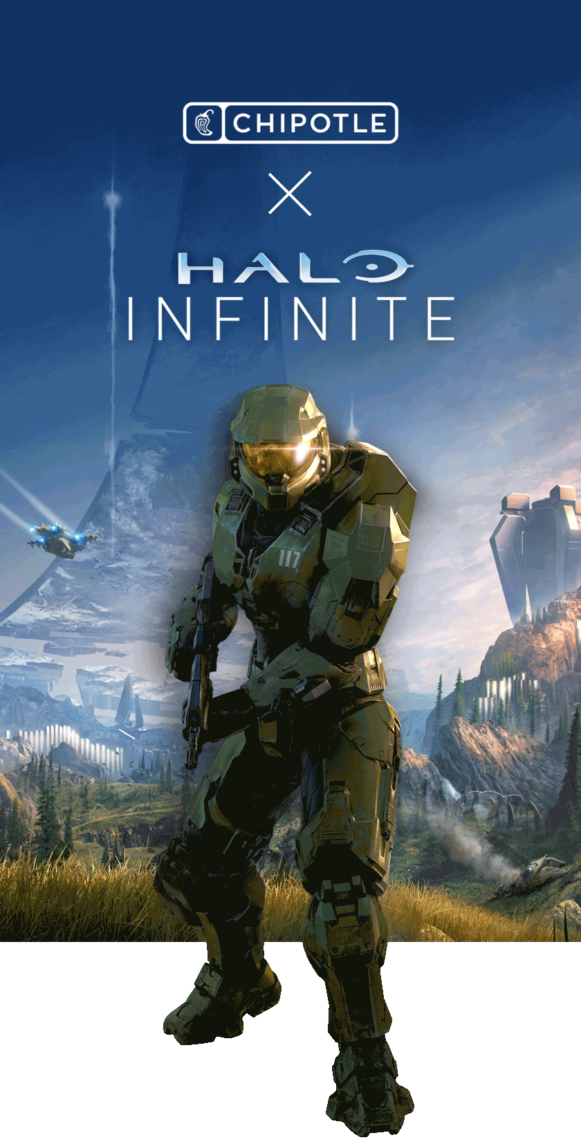 Chipotle Chipotle x Halo Infinite Ready for a challenge? Milled