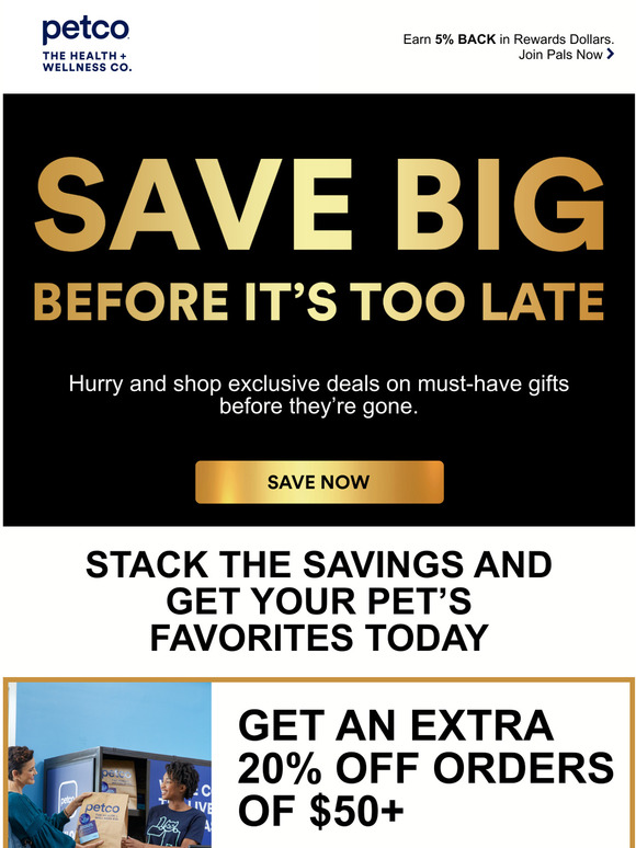 PETCO Cyber deals, ending soon! Milled