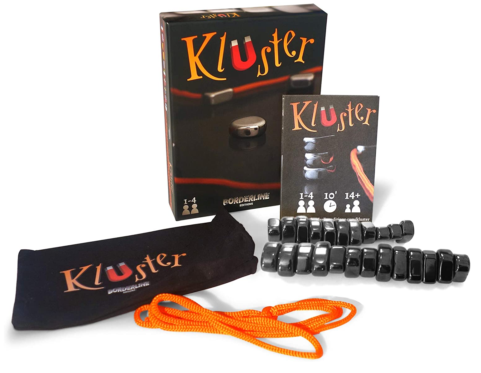 Kluster Magnet Skill Game Magnetic Stones Party Game To Play With Family Or  Friends From 1 To 4 Players