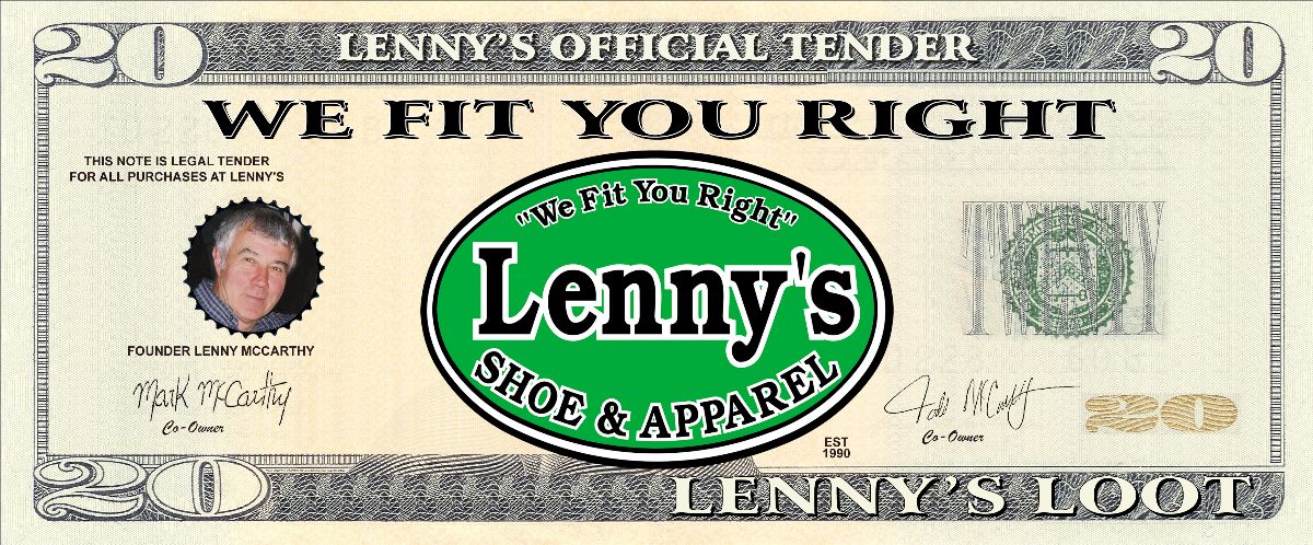 Lenny's shoe and 2025 apparel coupon