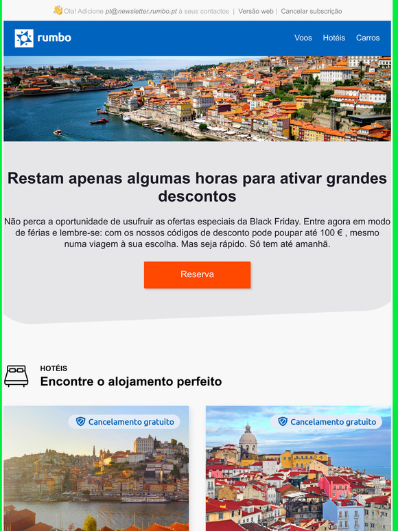  S at amanh, receba um cdigo de desconto de 100 