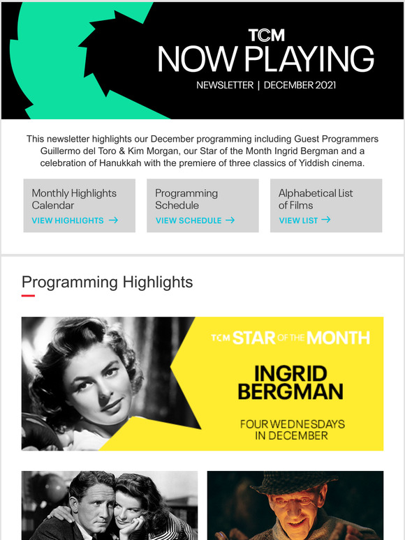 TCM Celebrates Our Star of the Month Ingrid Bergman and