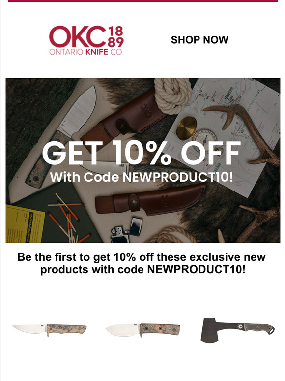 10% OFF ALL NEW PRODUCTS