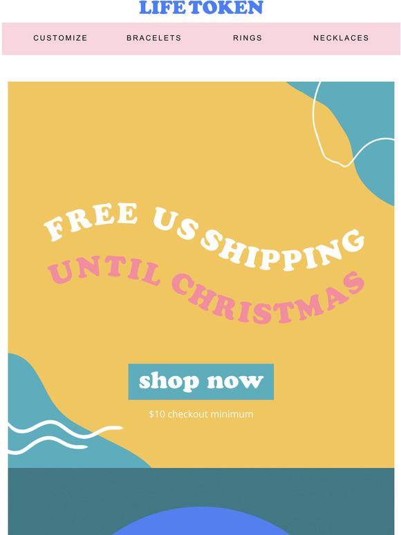 Free Shipping From Now Until Christmas