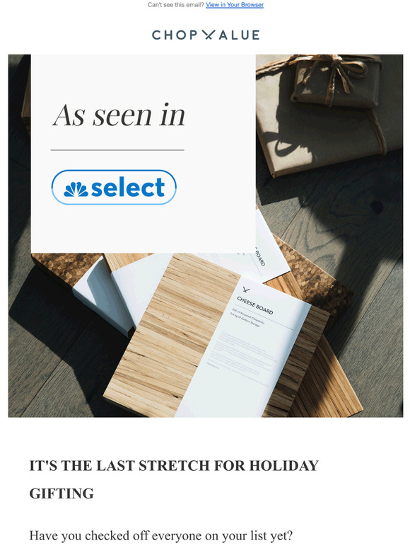Spotted in Martha Stewart, POPSUGAR, and NBC gift guides 