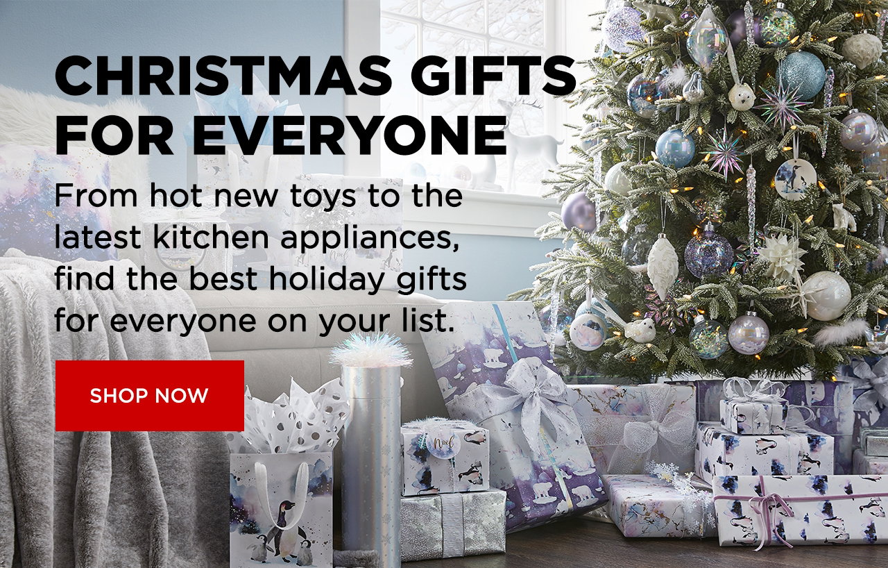 Christmas Gifts for Everyone. From hot new toys to the latest kitchen appliances, find the best holiday gifts for everyone on your list. Shop Now