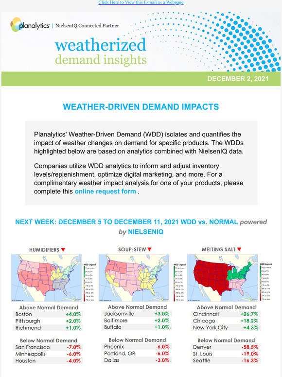 Planalytics & NielsenIQ: Weatherized Demand Insights