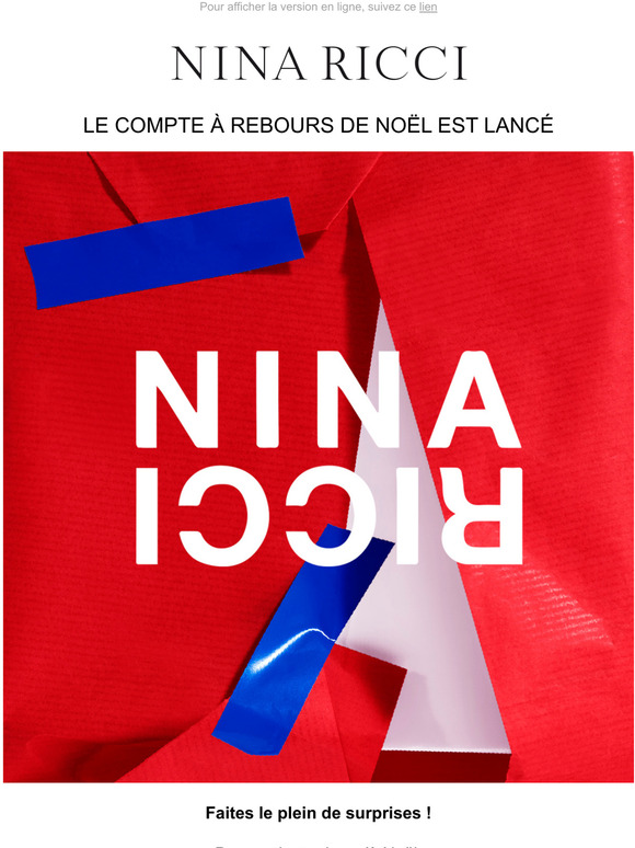 Le Calendrier de L'Avent Nina Ricci est de retour ! | 