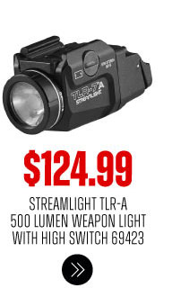 STREAMLIGHT TLR-7A 500 LUMEN WEAPON LIGHT WITH HIGH SWITCH 69423