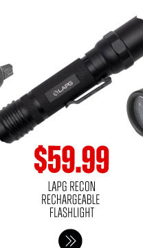 LA POLICE GEAR RECON RECHARGEABLE FLASHLIGHT