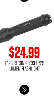 LA POLICE GEAR RECON POCKET 725 LUMEN FLASHLIGHT