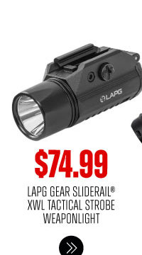 LA POLICE GEAR SLIDERAIL® XWL TACTICAL STROBE WEAPONLIGHT